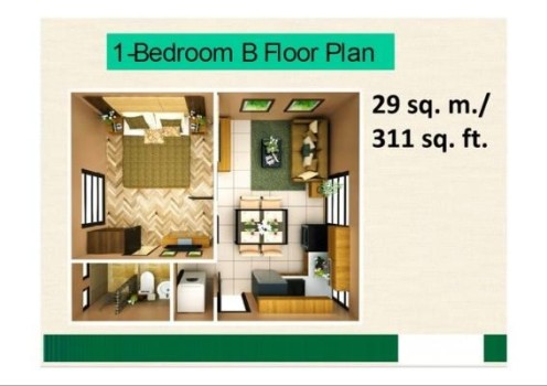 Courtyards-at-Brookridge-Cebu-1-Bedroom-Unit_6
