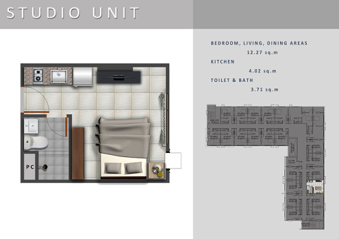 casa mira tower- studio